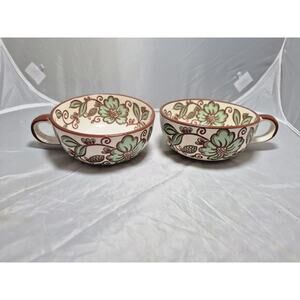 💥 Rare 1950s Vintage Hand Painted Soup Mug Cup Japan G